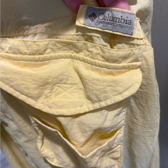 Columbia Yellow Button-Up Shirt - Picture 2 of 8